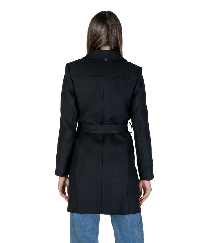 Morgan De Toi Black Wool Coat