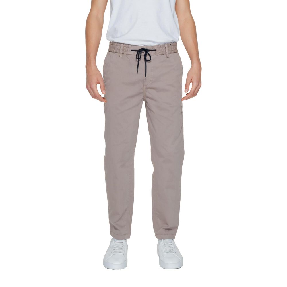 Hugo Boss Brown Cotton Pant
