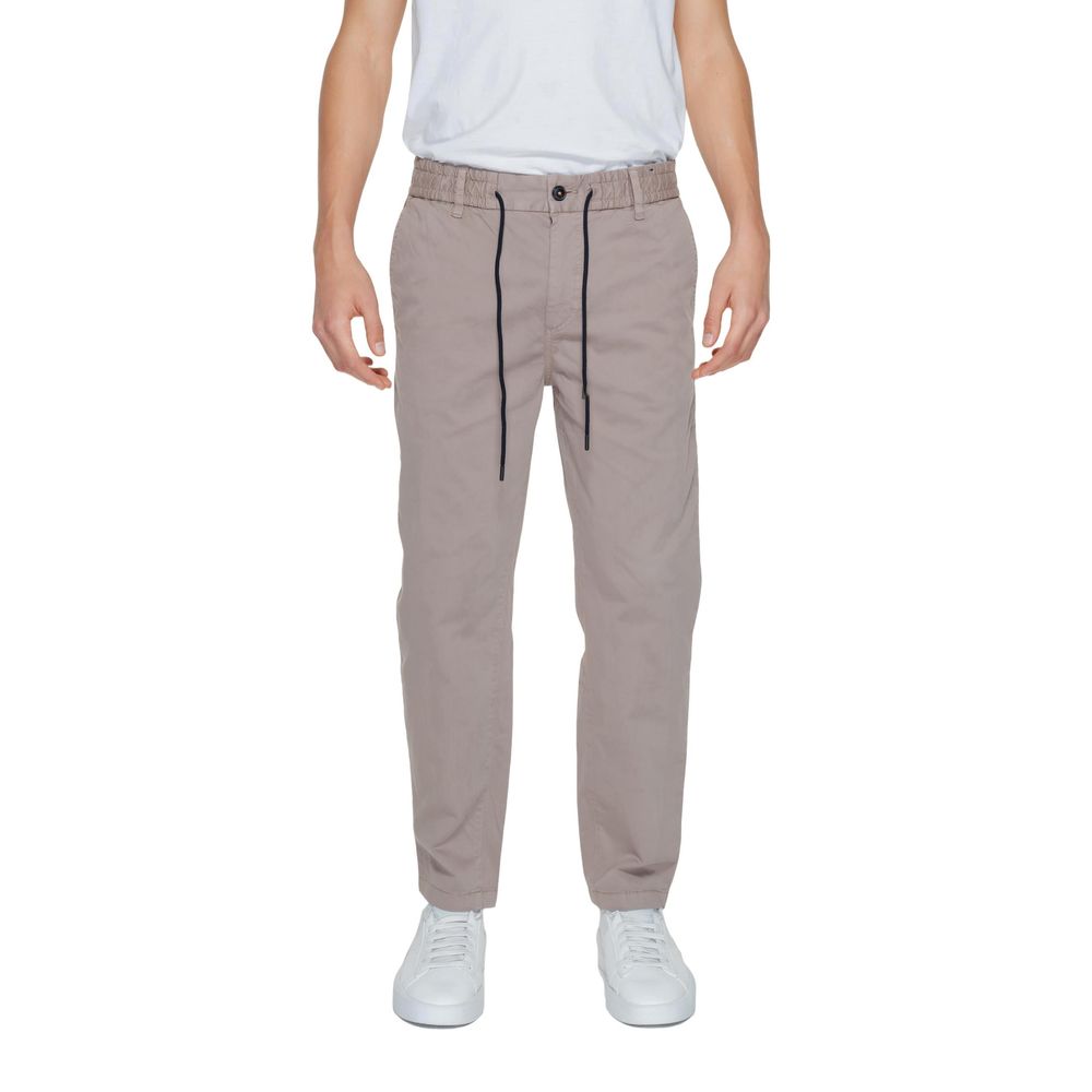 Hugo Boss Brown Cotton Pant