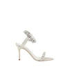 Manolo Blahnik Leather Silk Outfito.ae