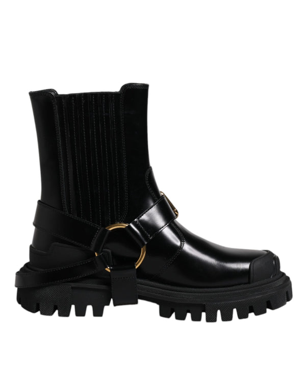 Dolce & Gabbana Leather Logo Outfito.ae