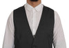 Dolce & Gabbana Gray STAFF Cotton Rayon Vest
