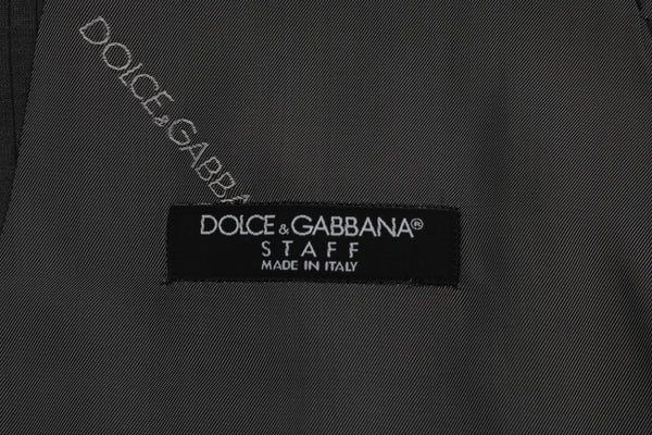 Dolce & Gabbana Gray STAFF Cotton Rayon Vest