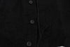 Costume National Black Fine Wool Button Cardigan