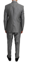 بدلة دولتشي آند غابانا سوداء مرنة بقصّة Slim Fit من Crystal Bee