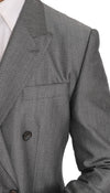بدلة دولتشي آند غابانا سوداء مرنة بقصّة Slim Fit من Crystal Bee