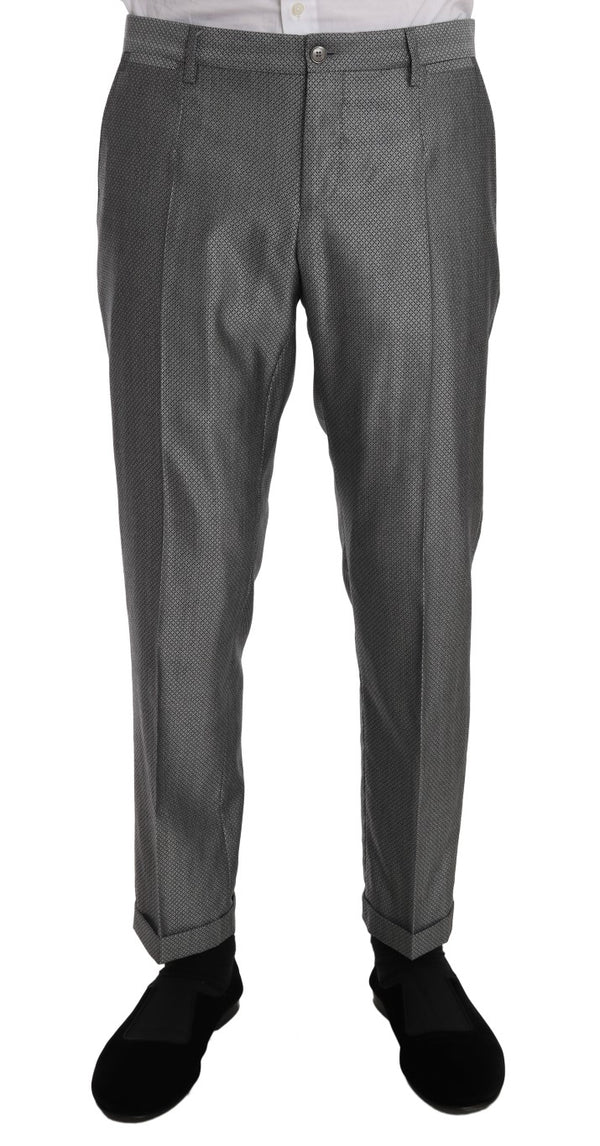 بدلة دولتشي آند غابانا سوداء مرنة بقصّة Slim Fit من Crystal Bee