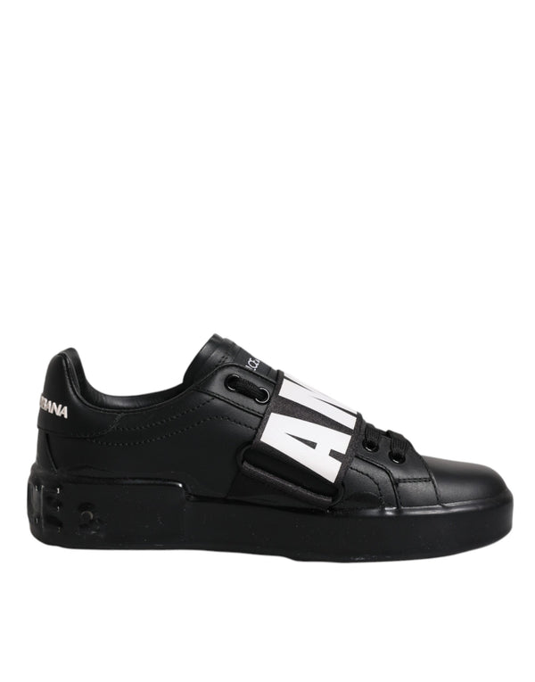 Dolce & Gabbana Leather Logo Outfito.ae