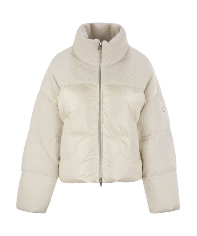 Moose Knuckles White Nylon Jackets & Coat