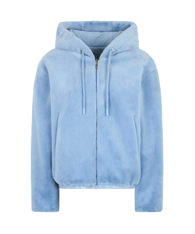 Moose Knuckles Light Blue Nylon Women Jacket
