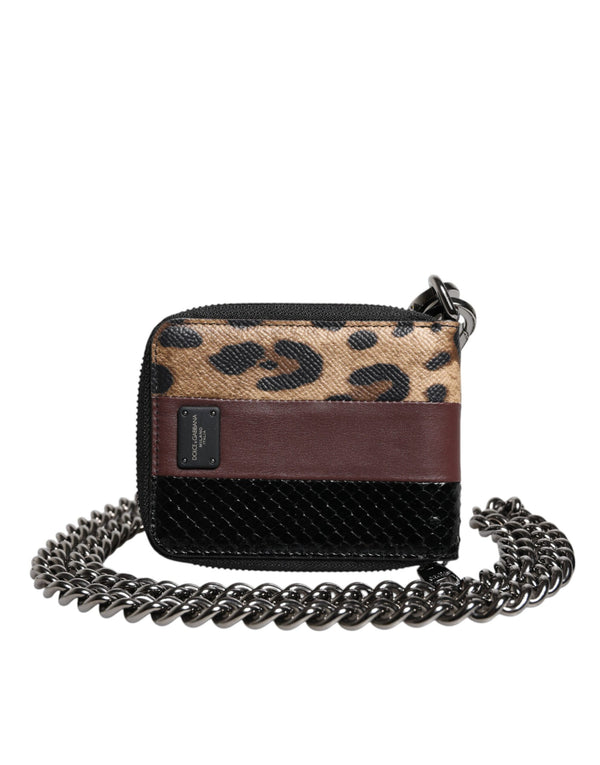 Dolce & Gabbana Leather Logo Outfito.ae