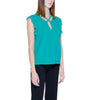 Rinascimento Green Polyester Blouse