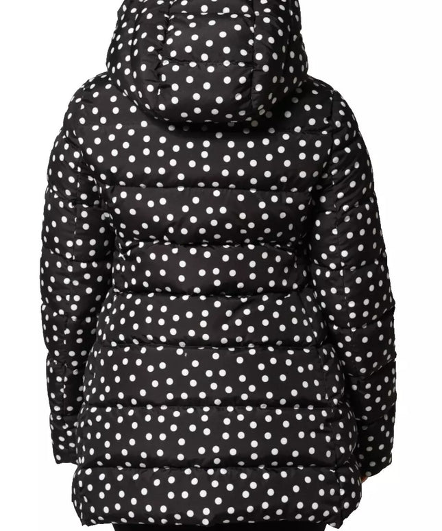 Dolce & Gabbana Black Polyester Hooded Reversible Jacket