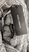 Dolce & Gabbana Gray Cashmere Turtle Neck Pullover Sweater
