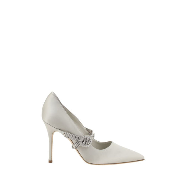 Manolo Blahnik Leather Silk Outfito.ae