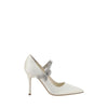 Manolo Blahnik Leather Silk Outfito.ae