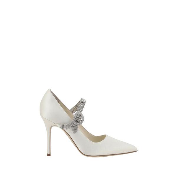 Manolo Blahnik Leather Silk Outfito.ae
