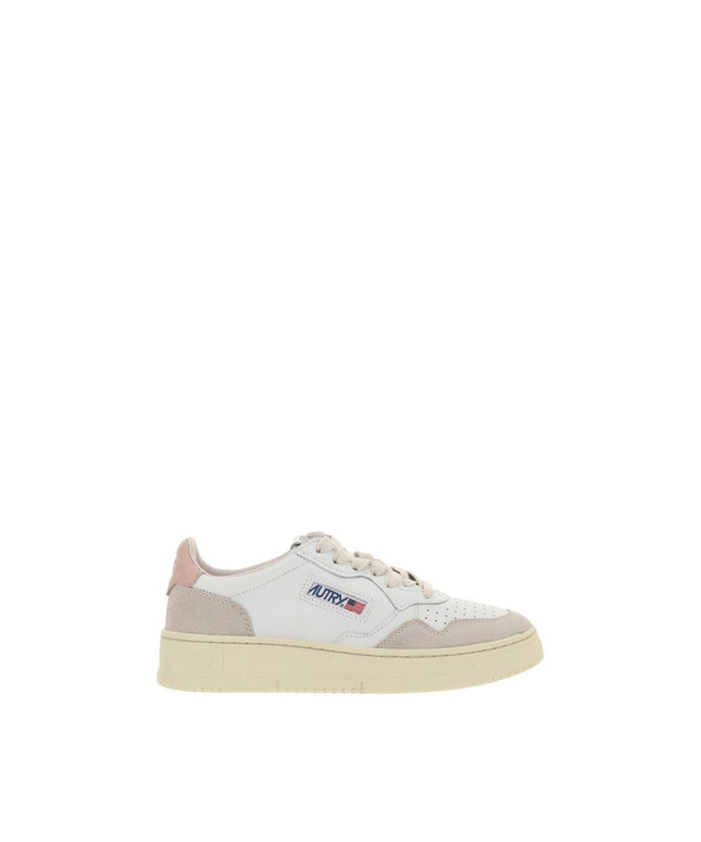Autry White Leather Low Top Sneakers