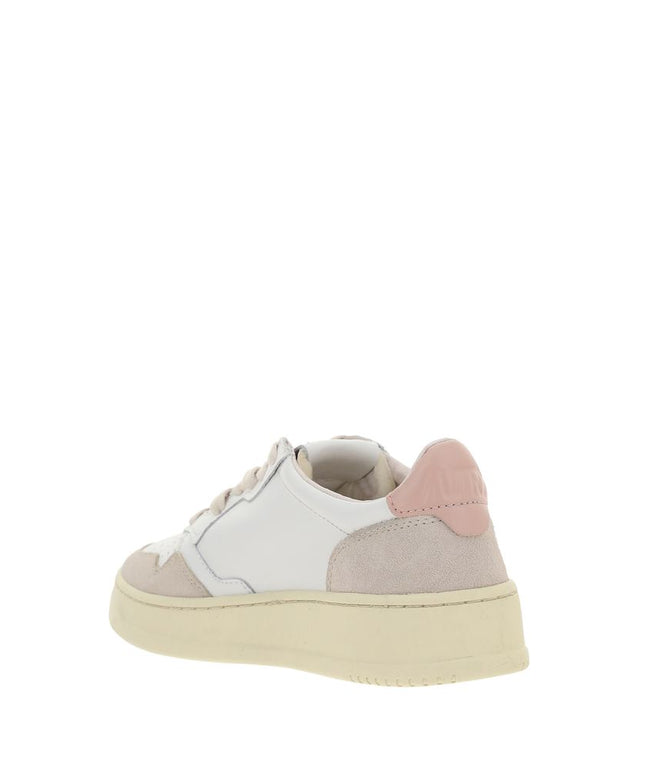 Autry White Leather Low Top Sneakers