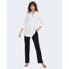 Jacqueline De Yong Black Elastane Pant