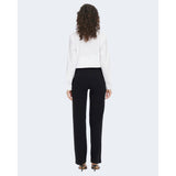 Jacqueline De Yong Black Elastane Casual Pants