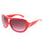 Jee Vice Red Acetate Sunglasses