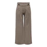 Jacqueline De Yong Brown Polyester Casual Pants