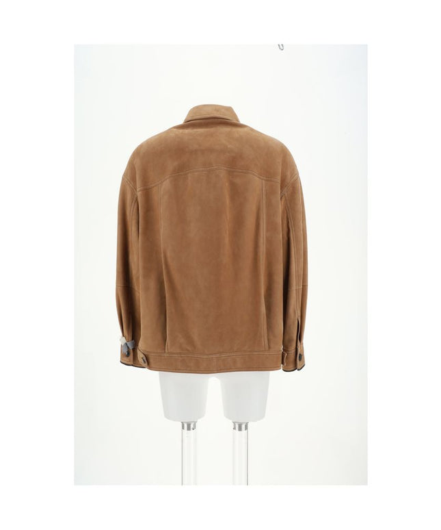 Brunello Cucinelli Suede leather Jacket
