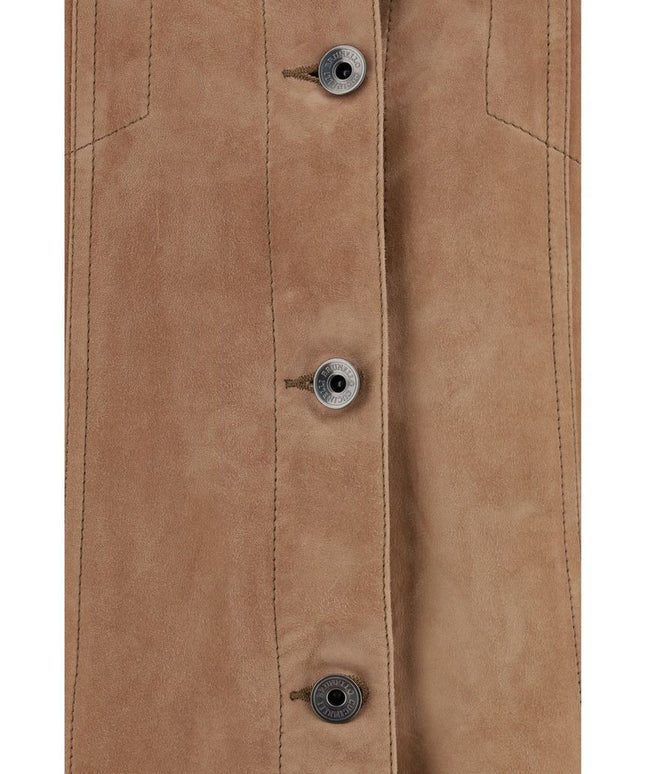 Brunello Cucinelli Suede leather Jacket