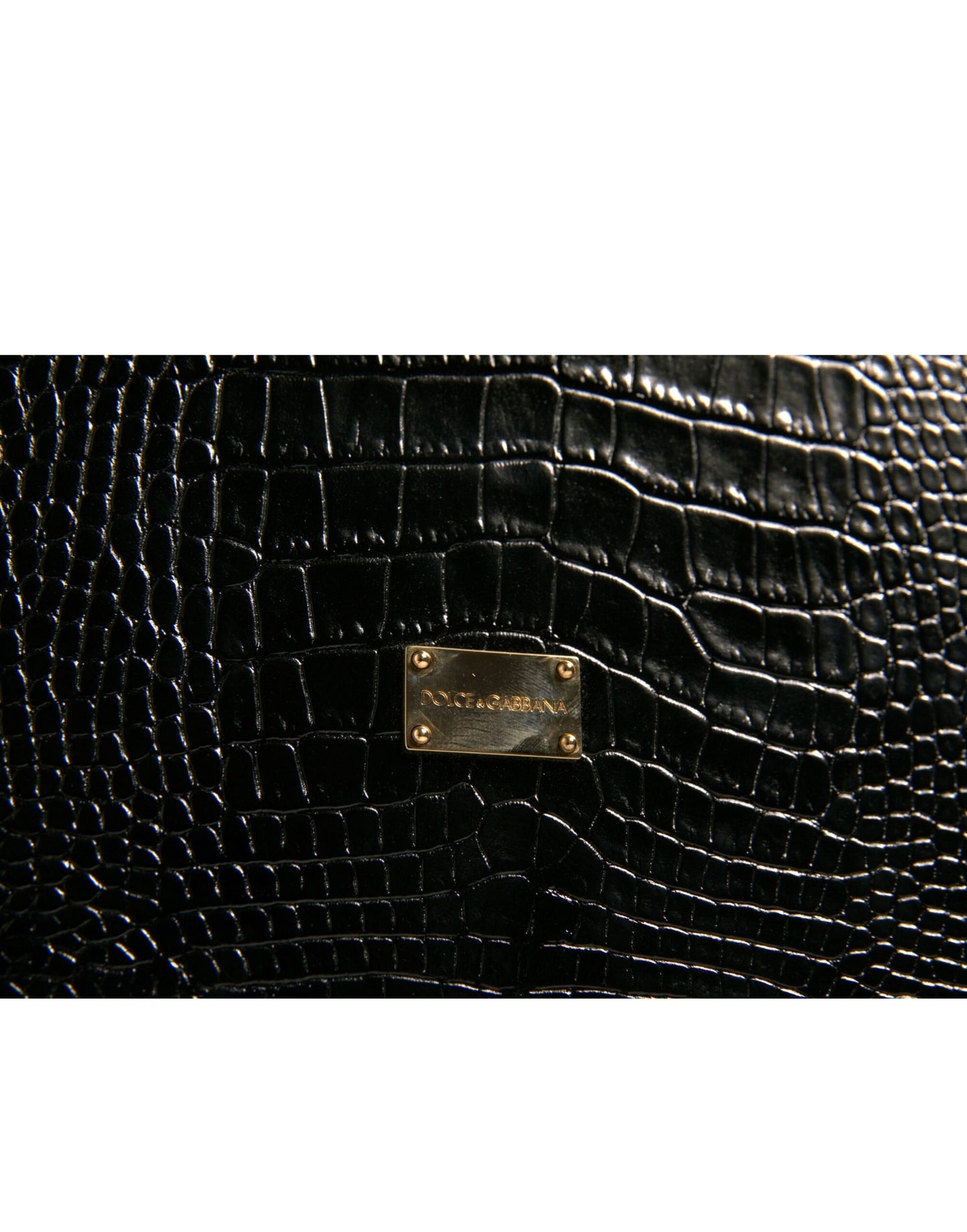 Dolce & Gabbana Leather Logo Outfito.ae