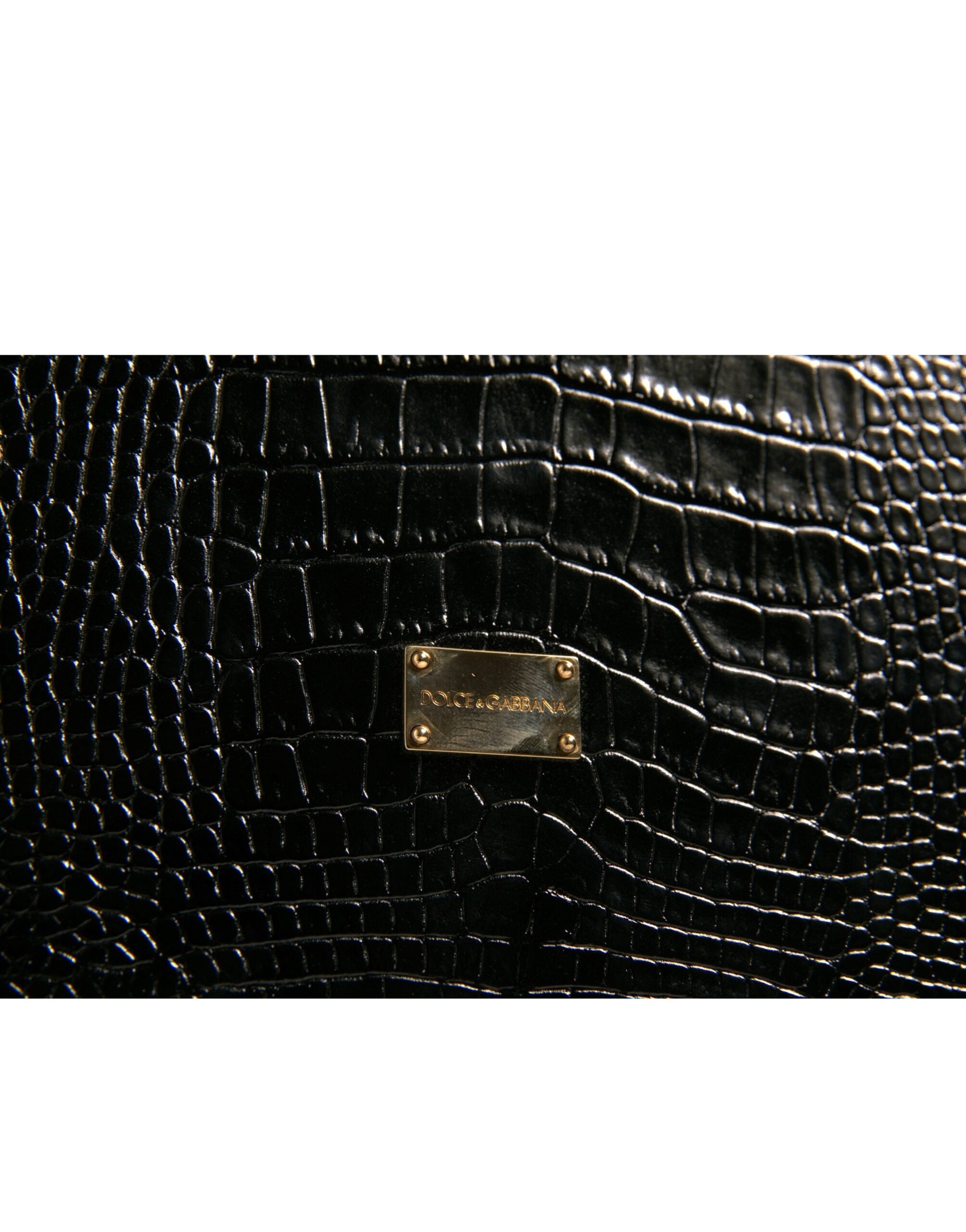 Dolce & Gabbana Leather Logo Outfito.ae