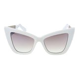 GCDS White Acetate Sunglasses
