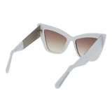 GCDS White Acetate Sunglasses