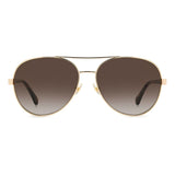 Kate Spade Gold Metal Sunglasses