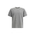 Saint Laurent Grey Cotton Oversized T-shirt