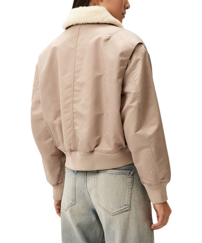 Calvin Klein Jeans Beige Polyester Jackets & Coat