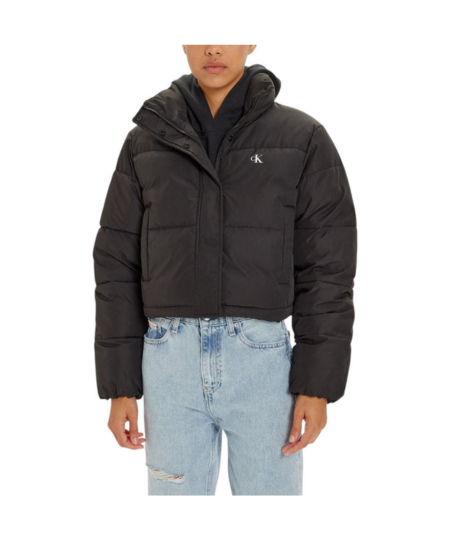 Calvin Klein Jeans Calvin Klein Jeans Black Polyester Jackets & Coat (Italian Size WOMEN: IT40|S, nan: nan, nan: nan)