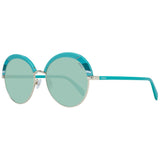 Emilio Pucci Turquoise Metal & Plastic Sunglasses