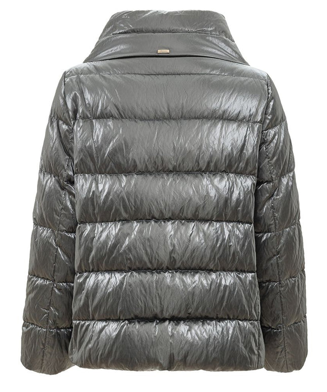 Herno Silver Viscose Jackets & Coat