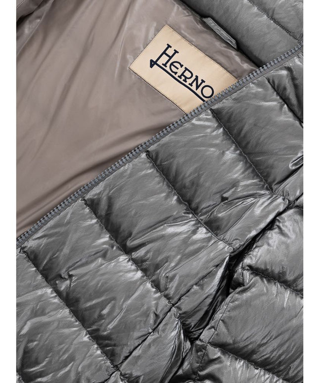 Herno Silver Viscose Jackets & Coat
