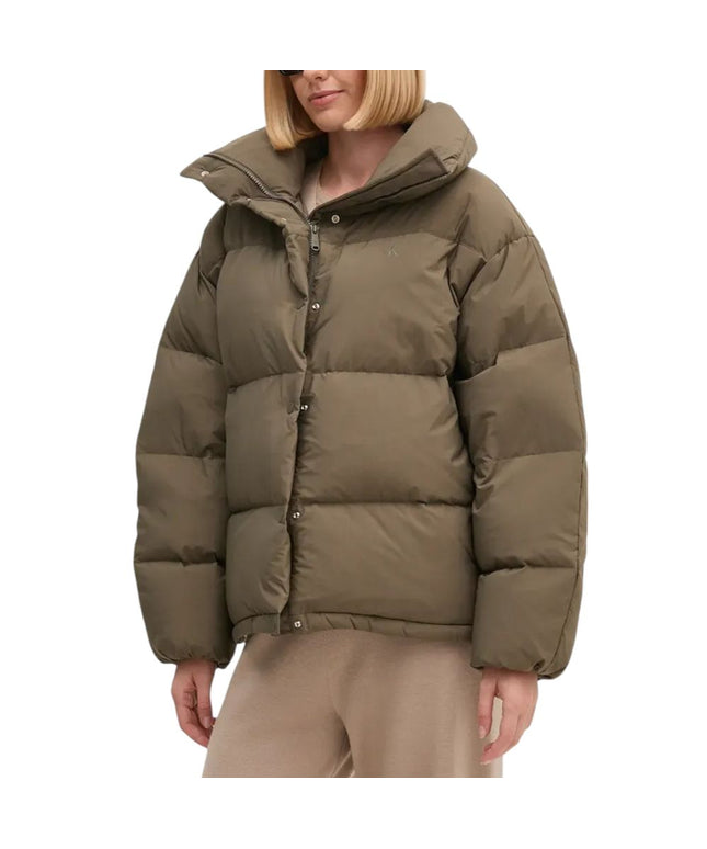 Calvin Klein Jeans Brown Polyester Jackets & Coat