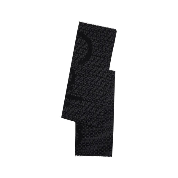 Calvin Klein Black Marabou Scarf