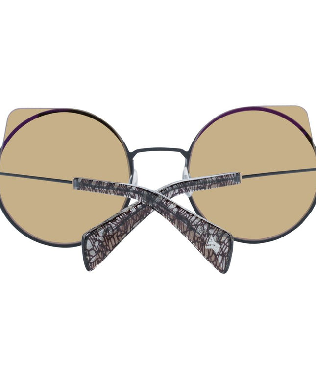Yohji Yamamoto Gray Men Sunglass