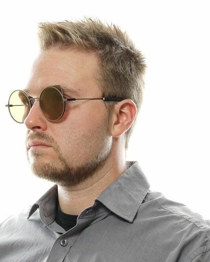 Yohji Yamamoto Gray Men Sunglass