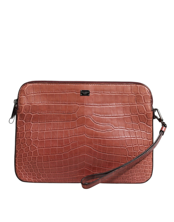 Dolce & Gabbana Leather Logo Outfito.ae
