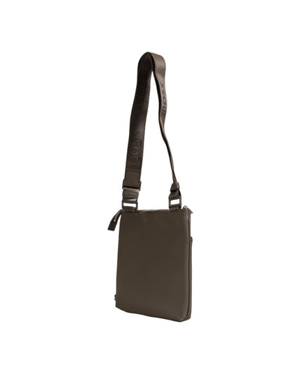 Hugo Boss Green Leather Messenger Bag