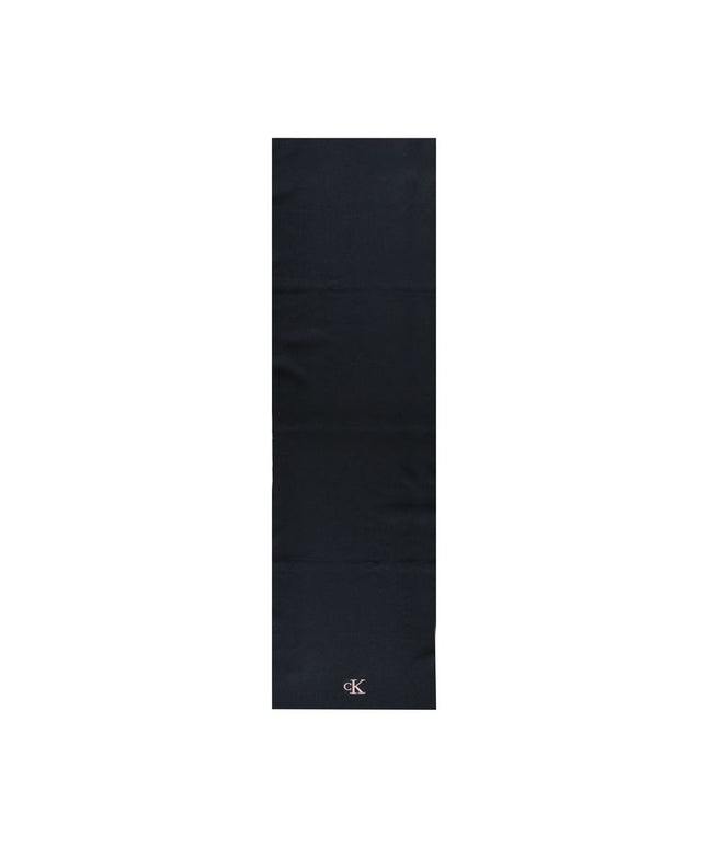 Calvin Klein Black Recycled Polyester Scarf