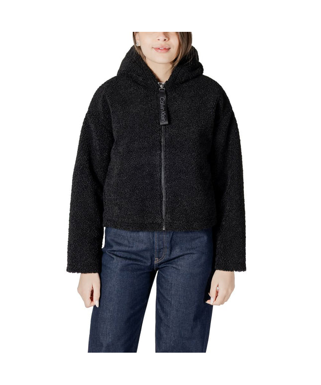 Calvin Klein Jeans Black Polyester Coat