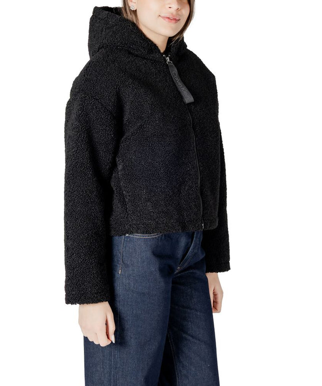 Calvin Klein Jeans Black Polyester Coat