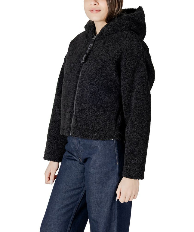 Calvin Klein Jeans Black Polyester Coat